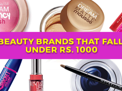 Beauty Brands That Fall Under Rs. 1000
