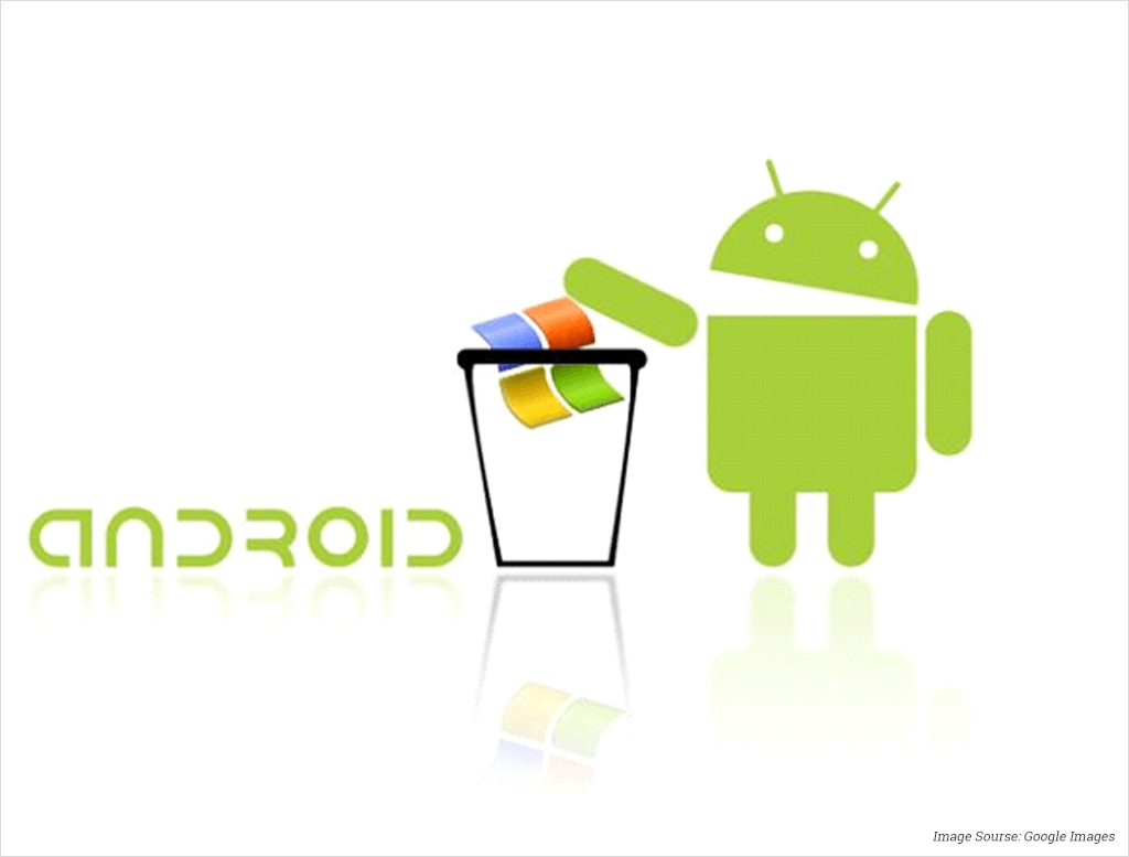 Android Edged Out Windows for the first time