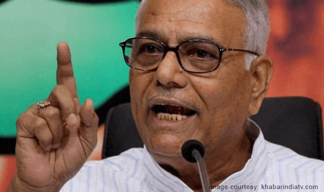 Senior BJP Leader Yashwant Sinha Hits out at Arun Jaitely